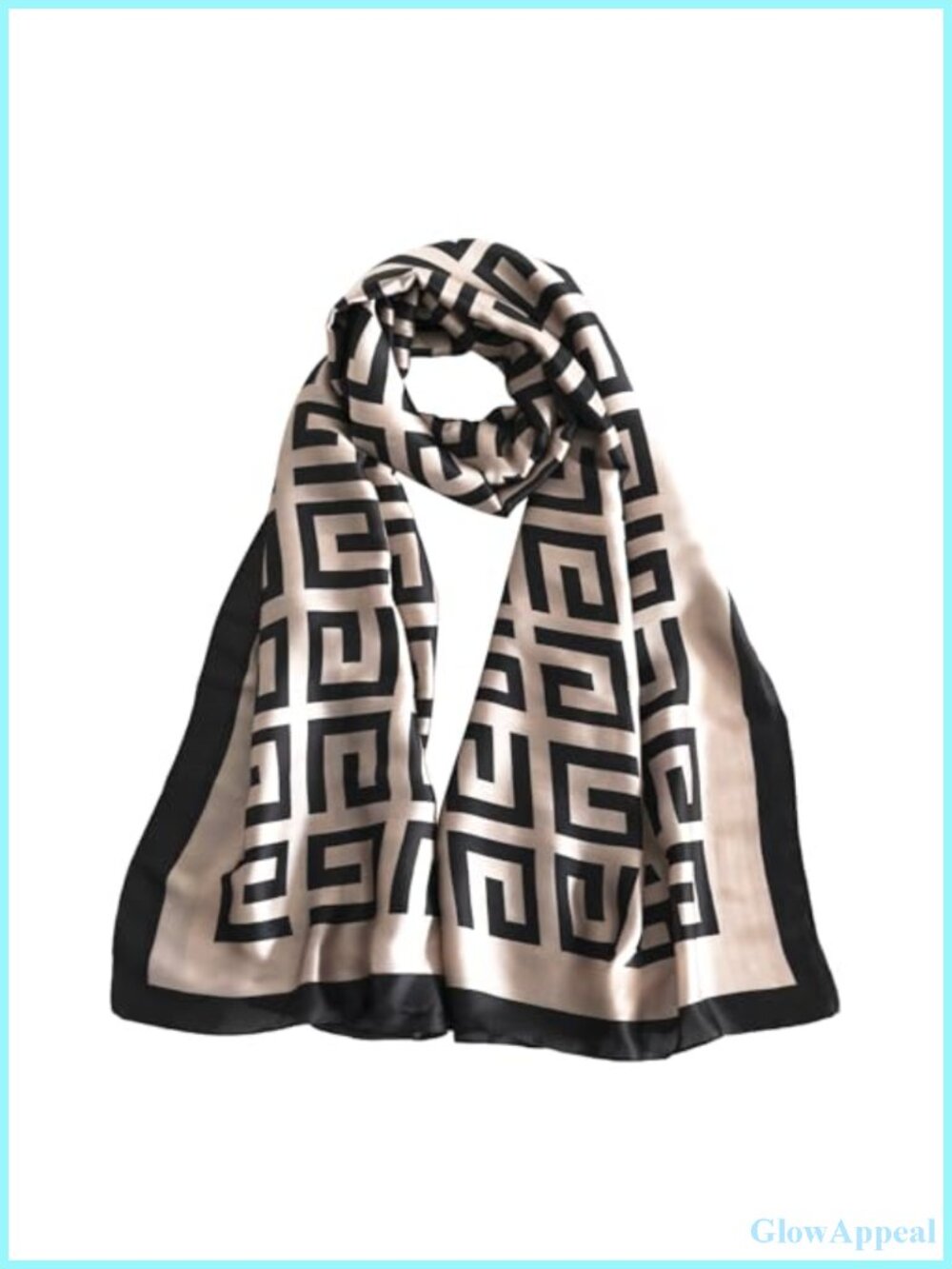 Large Silk Shawl for Women, Polyester Satin Wrap for Weddings, UV Protection
